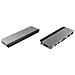 Docking Hub USB-C HyperDrive Duo 7-in-2 per MacBook Pro / Air USB / Thunderbolt 3 Colore Argento - Foto miniatura 2