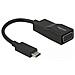 63923 cavo di interfaccia e adattatore 1 x USB Type-C 1 x VGA 15 pin Nero - Foto miniatura 1