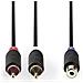 CABW24020AT02 cavo audio 0,2 m 2 x RCA RCA Antracite - Foto miniatura 3