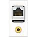 7464000587 Presa Energia Rj-45 + 3.5mm Bianco - Foto miniatura 1