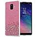 Custodia Compatibile Con Samsung Galaxy A6 2018 In Rosa Con Glitter - Coperchio Protettivo In Silicone Tpu Flessibile Con Glitter Scintillanti - Foto miniatura 1