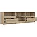 Mobile Per Tv Rovere Sonoma 150x33,5x45cm Legno Ingegnerizzato - Foto miniatura 3