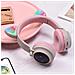 Cuffie Originale Bluetooth Stereo Cheerful W27 Cat Ear Con Led Grey - Foto miniatura 3