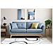 Hoga Divano Scandinavo 3 Posti Blu Pastello - Foto miniatura 4