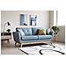Hoga Divano Scandinavo 3 Posti Blu Pastello - Foto miniatura 5