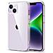 Ultra Slim Custodia Tpu Silicone 0,3mm Cover Case Per Apple Iphone 14 Trasparente - Foto miniatura 1