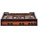 Cucina SS590GEB 5 Fuochi a Gas Forno a Gas Grill Elettrico 90x60 cm Colore Marrone - Foto miniatura 2