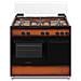 Cucina SS590GEB 5 Fuochi a Gas Forno a Gas Grill Elettrico 90x60 cm Colore Marrone - Foto miniatura 1