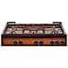 Cucina SS590GEB 5 Fuochi a Gas Forno a Gas Grill Elettrico 90x60 cm Colore Marrone - Foto miniatura 2