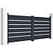 Cancello A Battente In Alluminio 3m Vogel 300b120 Grey - Foto miniatura 2