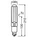 Lampadina Led Ip65 Ledvance E27 Trasparente 35w 5400lm 2700k Ip65 360° [lv-4099854072017] - Foto miniatura 4