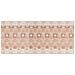 Tappeto Passatoia Tessuto Jacquard Linea Emozioni Dis Floreale Frizzy Rosato 57x600 Rosato - Foto miniatura 1