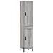 Credenza Grigio Sonoma 34,5x34x180 Cm In Legno Multistrato - Foto miniatura 2