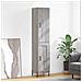 Credenza Grigio Sonoma 34,5x34x180 Cm In Legno Multistrato - Foto miniatura 1