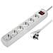 Multipresa 6 Tomas Schuko 00030384 1,4 M Bianco - Foto miniatura 1
