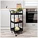 Carrello Per Verdure Apolo Nero Metallo 34,5 X 29,5 X 77 Cm - Foto miniatura 5