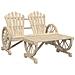 Set Salotto Da Giardino 2 Pz In Legno Massello Di Abete - Foto miniatura 2