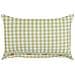 Cuscino Decorativo Talya 40 X 60 Cm Trama Gingham Verde Oliva - Foto miniatura 4