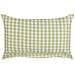 Cuscino Decorativo Talya 40 X 60 Cm Trama Gingham Verde Oliva - Foto miniatura 6