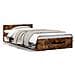 Giroletto Con Cassetto Rovere Fumo 75x190 Cm Legno Multistrato - Foto miniatura 1