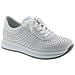 Hard White Casual Trainers Sneakers Pelle Scarpe Donna Bianco Eu 37, N4515 80 - Foto miniatura 1