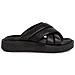 Black Casual Open Slippers Ciabatte Pelle Scarpe Donna Nero Eu 36, 5-27207-42 001 - Foto miniatura 2