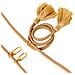 Tracolla Universale Per Smartphone Con Nappe, Beige - Foto miniatura 3
