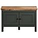 Panca Con Portaoggetti Stanton - Verde - Mdf - 77x48x39 Cm - Foto miniatura 1