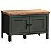 Panca Con Portaoggetti Stanton - Verde - Mdf - 77x48x39 Cm - Foto miniatura 2