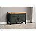 Panca Con Portaoggetti Stanton - Verde - Mdf - 77x48x39 Cm - Foto miniatura 8