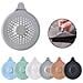 Set Da 2 Acchiappa Capelli In Silicone Per Scarico, Copertura Per Scarico Doccia Grey - Foto miniatura 4