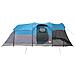 Tenda Familiare a Tunnel per 8 Persone Blu Impermeabile - Foto miniatura 5
