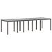 Set da Pranzo per Giardino 11 pcs Grigio chiaro e crema - Foto miniatura 4
