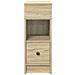 Comodini 2 pz con Cassetto Rovere Sonoma 25x31x66 cm - Foto miniatura 4