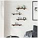 Mensole Parete 4pz Rovere Fumo 40x10x1,5 cm Legno Multistrato - Foto miniatura 3