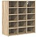 Scarpiera rovere sonoma 77.5 x 30 x 83.5 cm Legno multistrato - Foto miniatura 1