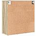 Scarpiera rovere sonoma 77.5 x 30 x 83.5 cm Legno multistrato - Foto miniatura 7