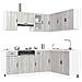 Set Mobili da Cucina 11 pz Porto Grigio Sonoma in Truciolato - Foto miniatura 2