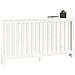 Copertura Termosifone Bianca 153x19x84 cm Legno Massello Pino - Foto miniatura 4