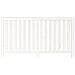 Copertura Termosifone Bianca 153x19x84 cm Legno Massello Pino - Foto miniatura 5