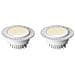 2-pack Faretto Led Da Incasso 12w, 4000k, Foro 75mm, Ultrasottile Anti-riflesso - Foto miniatura 1
