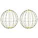 Palla con 384 LED 2 pcs Bianco caldo 60 cm Metallo - Foto miniatura 1