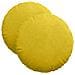 Cuscini per Seduta 2 pcs Giallo Ø 40 x 13 cm Velluto - Foto miniatura 1