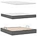 Letto con contenitore e materasso Grigio scuro 180 x 200 cm - Foto miniatura 8