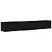 Mobile TV da parete 2 pcs Nero 60 x 31 x 29.5 cm - Foto miniatura 1