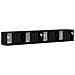 Mobile TV da parete 2 pcs Nero 60 x 31 x 29.5 cm - Foto miniatura 9
