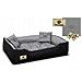 115x95 cm PRESTIGE Letto per cani impermeabile grigio - Foto miniatura 4