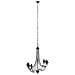 Lampada Da Soffitto In Metallo Nero D69x86h Cm - Foto miniatura 1