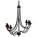 Lampada Da Soffitto In Metallo Nero D69x86h Cm - Foto miniatura 4