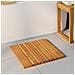 Tappeto da bagno Tinta unita Marrone 59 x 40 cm legno - Foto miniatura 2